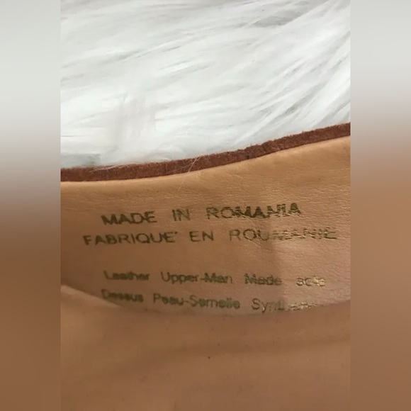 LORENZO DEI Italian Design-Genuine Suede/Leather Pumps size:7 •made: ROMANIA - Picture 6 of 6